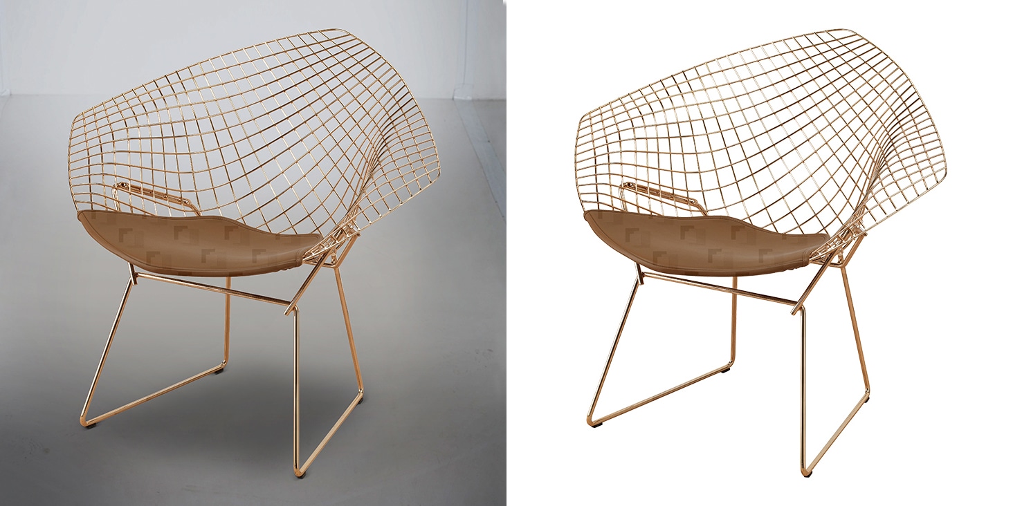 clipping-path-gold-wireframe-chair